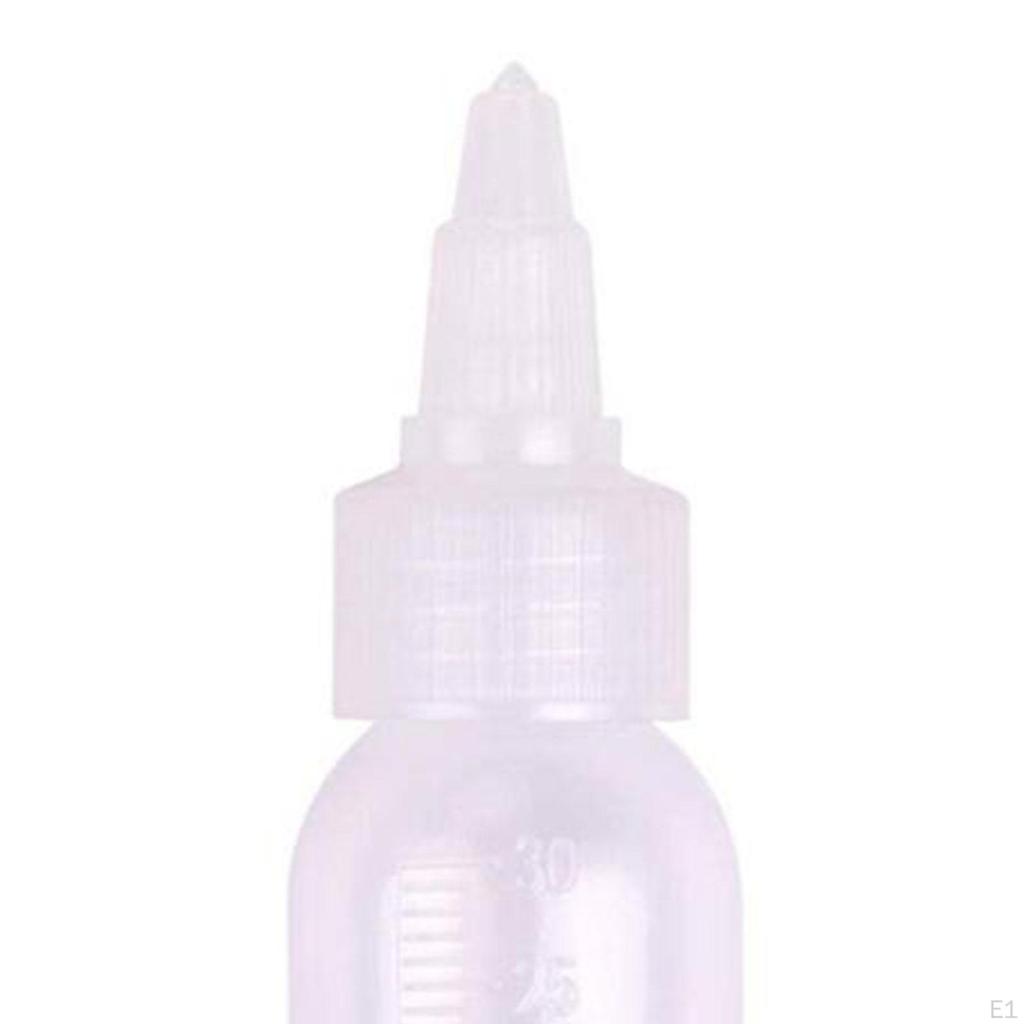 10x 30ml Paint Storage Bottles Empty Bottle for Kitchen Model Cosmetic Uses