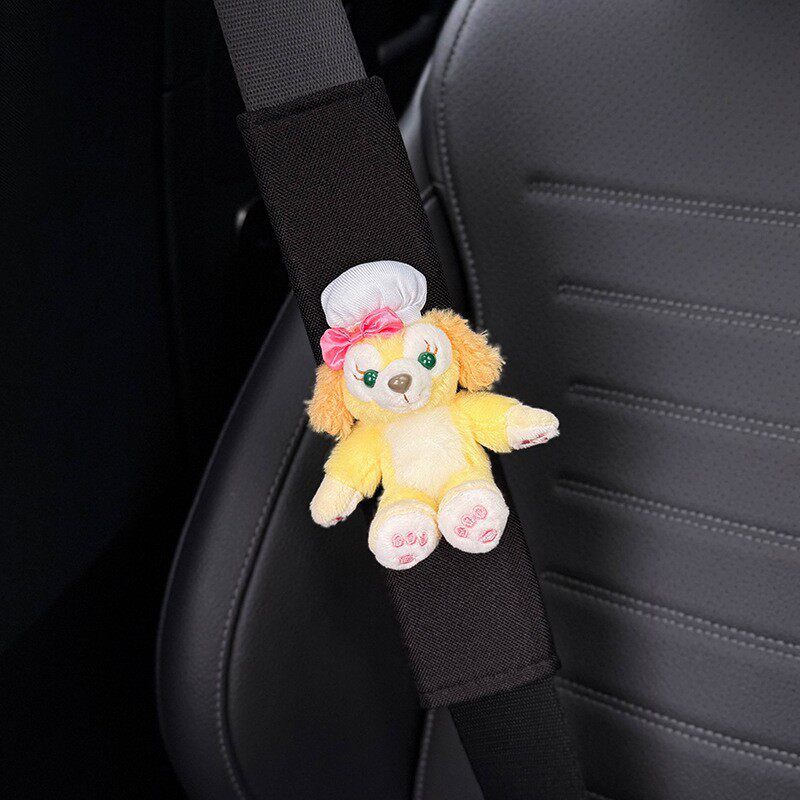

Star Dew Car Seatbelt Shoulder Pads, Car Seatbelt Decoration, Universal for All Seasons, a Pair for Couples, High-End Style for Women Biscuits (Single Pack)