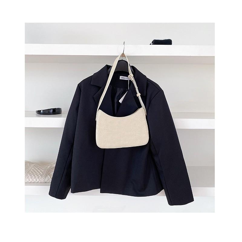 

Bags Women s High-end New 2022 Fashionable Trend Single-shoulder Small Square Alligator Pattern Portable Underarm