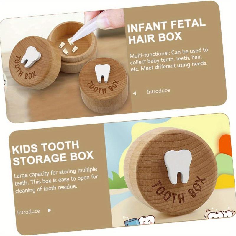 Tooth Box Carving Souvenir Box Christmas Halloween Thanksgiving New Year Valentine's Day Gift Ring Storage Box