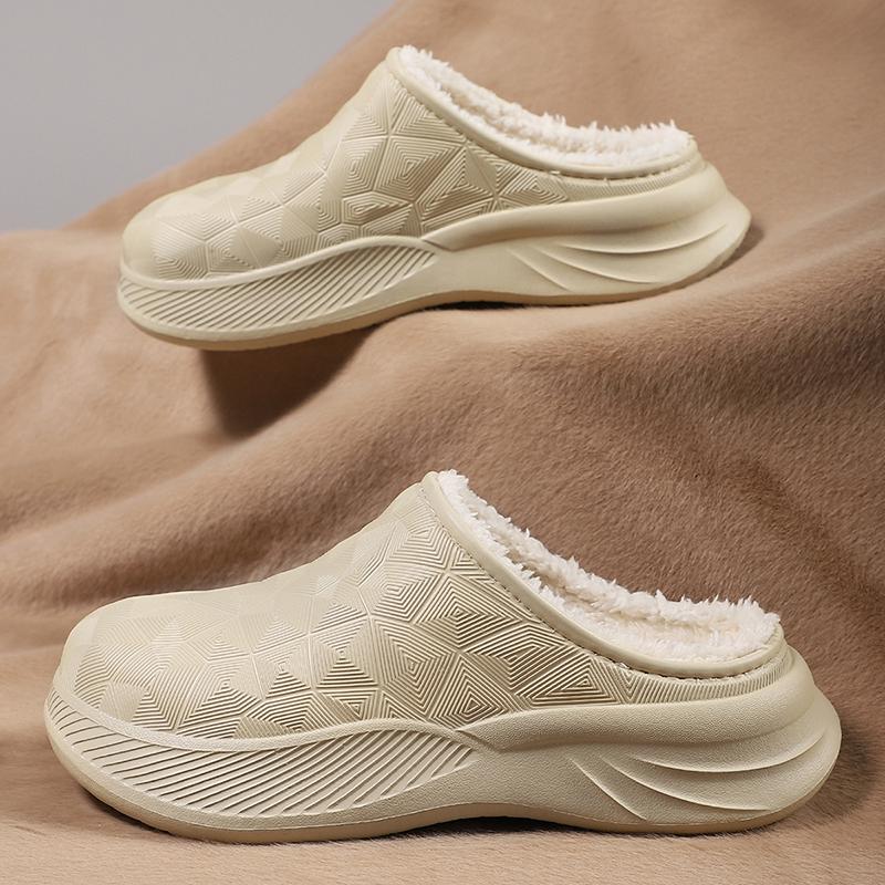 Fashion New Winter Men Warm Shoes Home Cotton Shoes Outdoor Waterproof Couple Snow Shoes Women Casual Shoes Indoor Slipper Bedroom Shoes