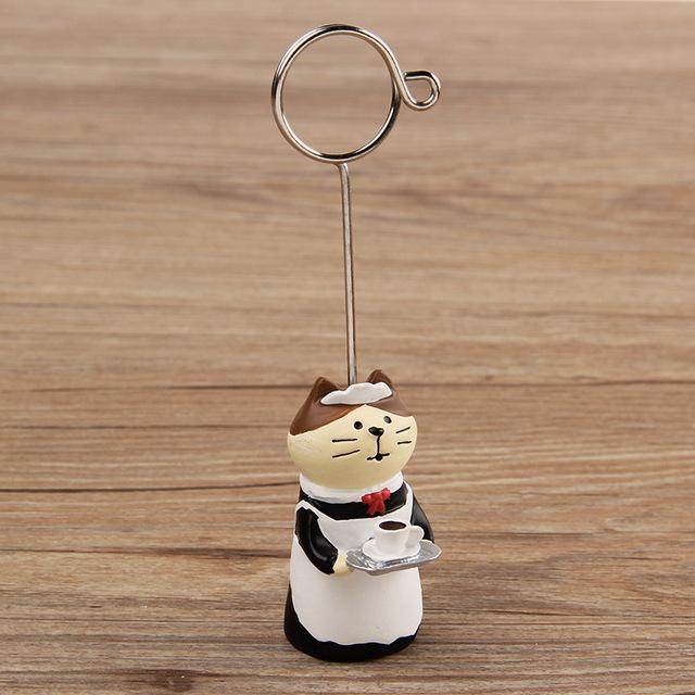 Cute and Creative Animal Resin Message Holder, Office Desk Decoration, Cute Ornaments, Message Holder, Photo Holder