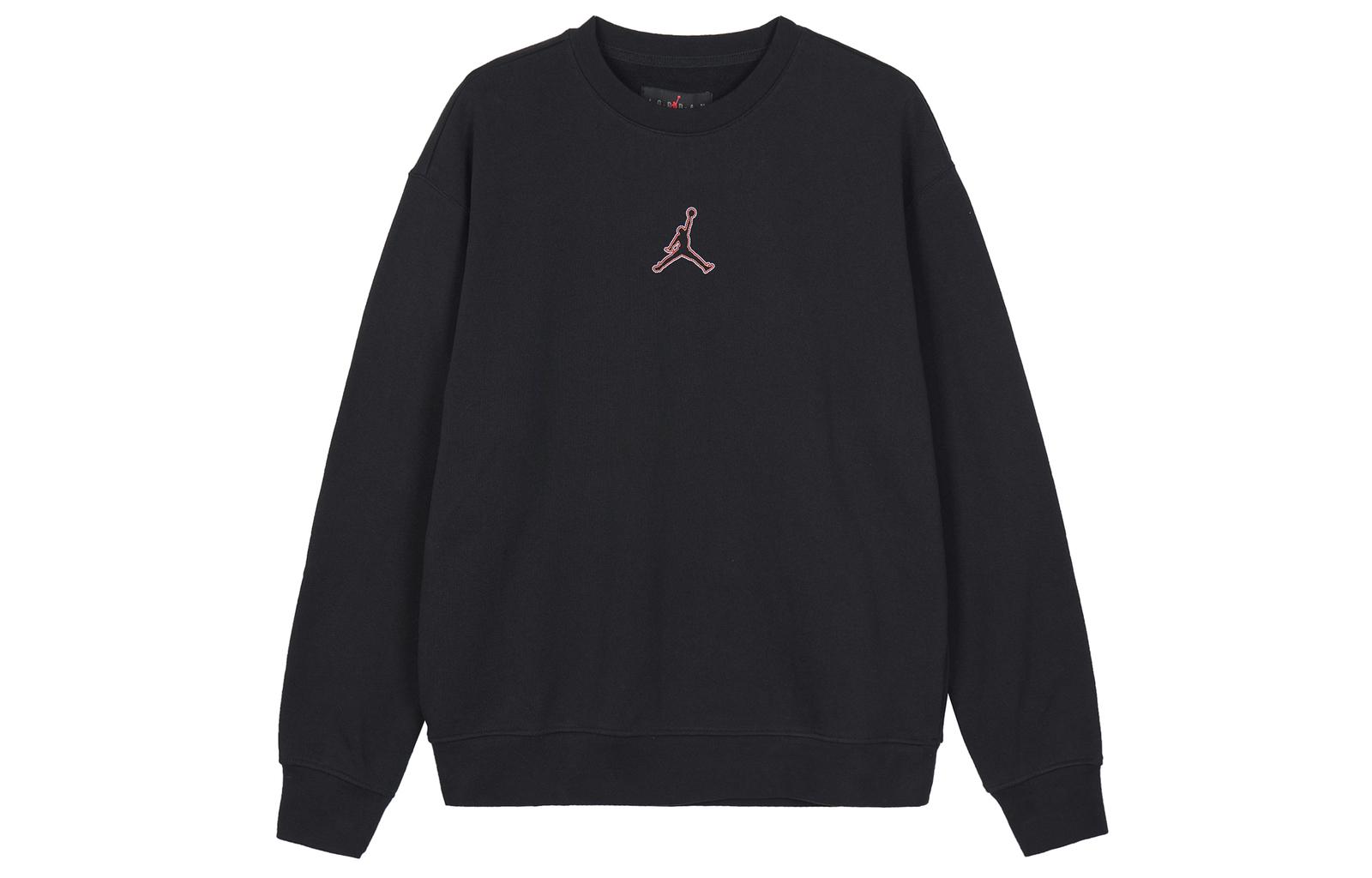 Jordan Logo Print Crew Neck Sweatshirt FV4018-010 M