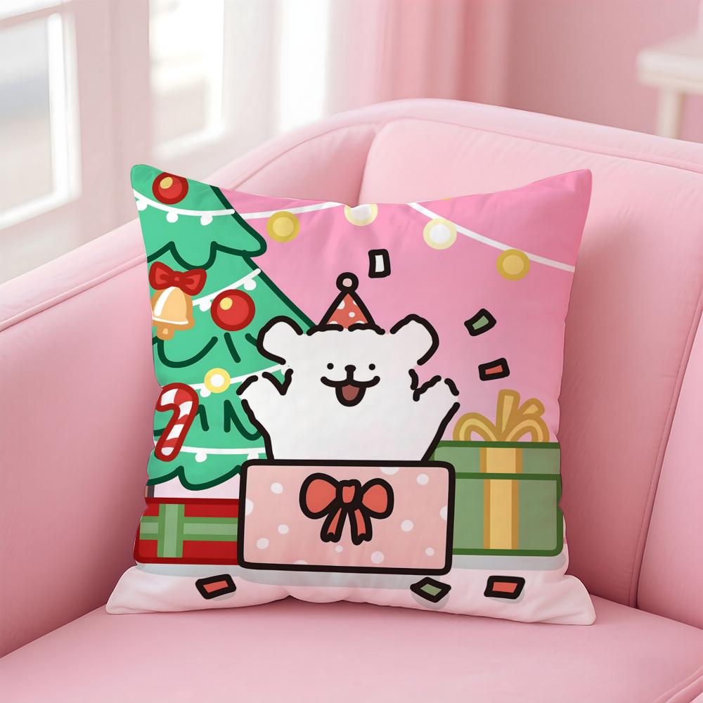 Cute L-Line P-Puppy Cushion Cover Comfortable Reversible Pillow Cover Ideal for Car Sofa Bedroom & Beyond