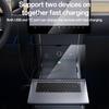 YESIDO Y65 USB+Type-C Dual Port Car Charger PD 100W + QC 18W Fast Charging Adapter