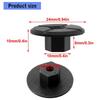 Threadless Plastic Screws For W201 W124 Quick Installation Automotive Fasteners Durablity Lightweight Car Interior Clips