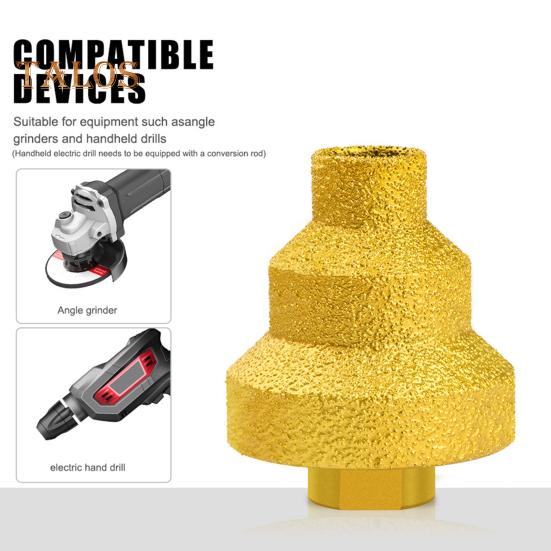 1/2 stk Diamant Trinnvis Pagode Bor Bits Hullutvider Rustsikker Korrosjonsbestandig Flerlags Konisk Hullåpner Bor Bits