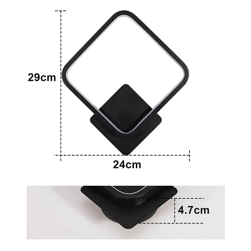 3000k 12w Acryl Nachttisch Wand Nachtlicht Augenschutz Weiches Licht Schlafzimmer Dekorative Lampe Umgebungslicht