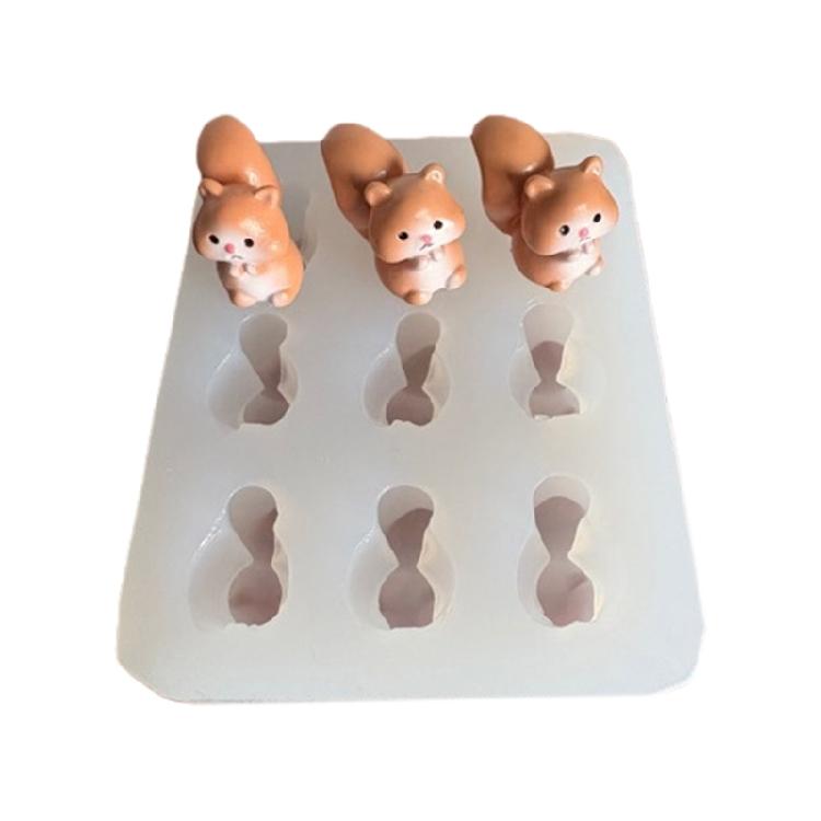 

Kid Friendly Squirrel Silicone Craft Mould For Cake Decorating Party Projects 1