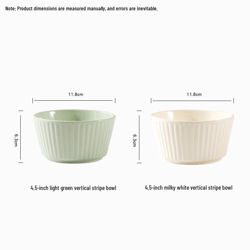2025 New Model: 10-Piece Ceramic Bowl Set - Underglaze, Microwave-Safe, High Aesthetic Appeal for Rice & Noodle Soup.