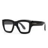 Modern Square Sunglasses European American Street Fashion Ins Popular Model Lh184 Cross-Border Trade