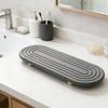 Wooden Feet Water Absorbing Stone Tray Absorbent Diatomite Sink Tray  Bathroom Kitchen Sink