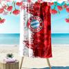 FC Bayern Munich Print Beach Towel, Large Soft Quick Dry Towel for Beach Camping Swimming