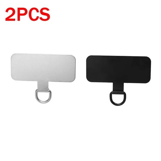 4/1Pcs Metal Phone Lanyard Gasket Patch Ultra Thin Mobile Phone Case Sling Rope Card Clip Snap Strap Hang Cord Tab Universal