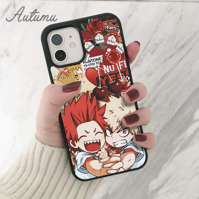 

Чехол для телефона My Hero Academia Kirishima Eijiro для iPhone 11 12 13 14 Pro Max mini XR XS SE 2020 6S 7 8 Plus Samsung S21 S22 iPhone 5 5s SE