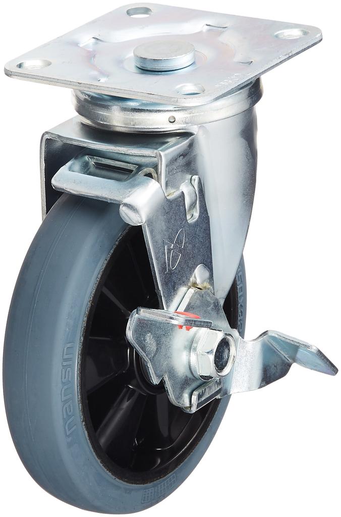 Nanshin General-Purpose Caster STC-150NRB Gray S-2 (1 piece)