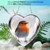 The Love Bird Pendant is made of acrylic and is the best decora for home and courtyard decora. It is a Valentine's Day gift
