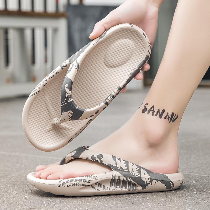 Fashion Beach Flip Flops  Home Slippers Men Bathroom Sandals Non Slip Men Lightweight Orginal Women  Design Fashion Soft Orginal