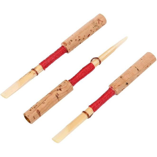 Bamboo Oboe Reeds, 10pcs Medium Strength Soft Handmade Oboe Reeds Instrument Replacement Accessory Great for the Beginning Oboist and Oboes