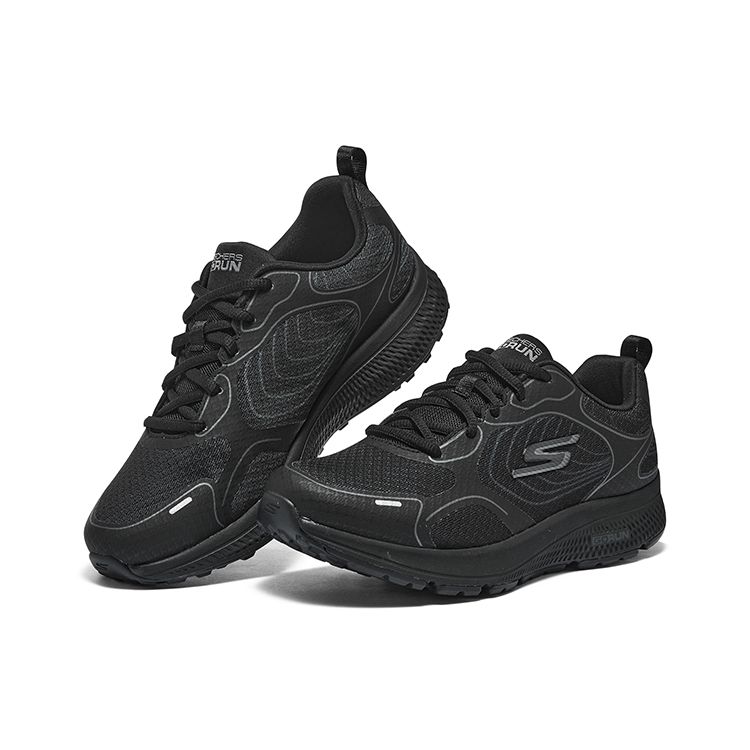 Skechers Go Run Scarpe da Corsa Casual Basse Comode e Costanti Donna Sneakers Nere 128294-BBK
