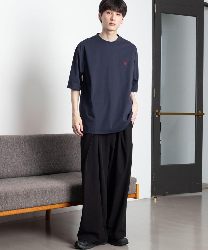 [WEGO] Cool-touch, WEB Exclusive, Special Order U.S. POLO ASSN. One-Point Embroidery BIG T-Shirt, Short Sleeve, Oversized Fit, Loose Fit, Spring, Summ