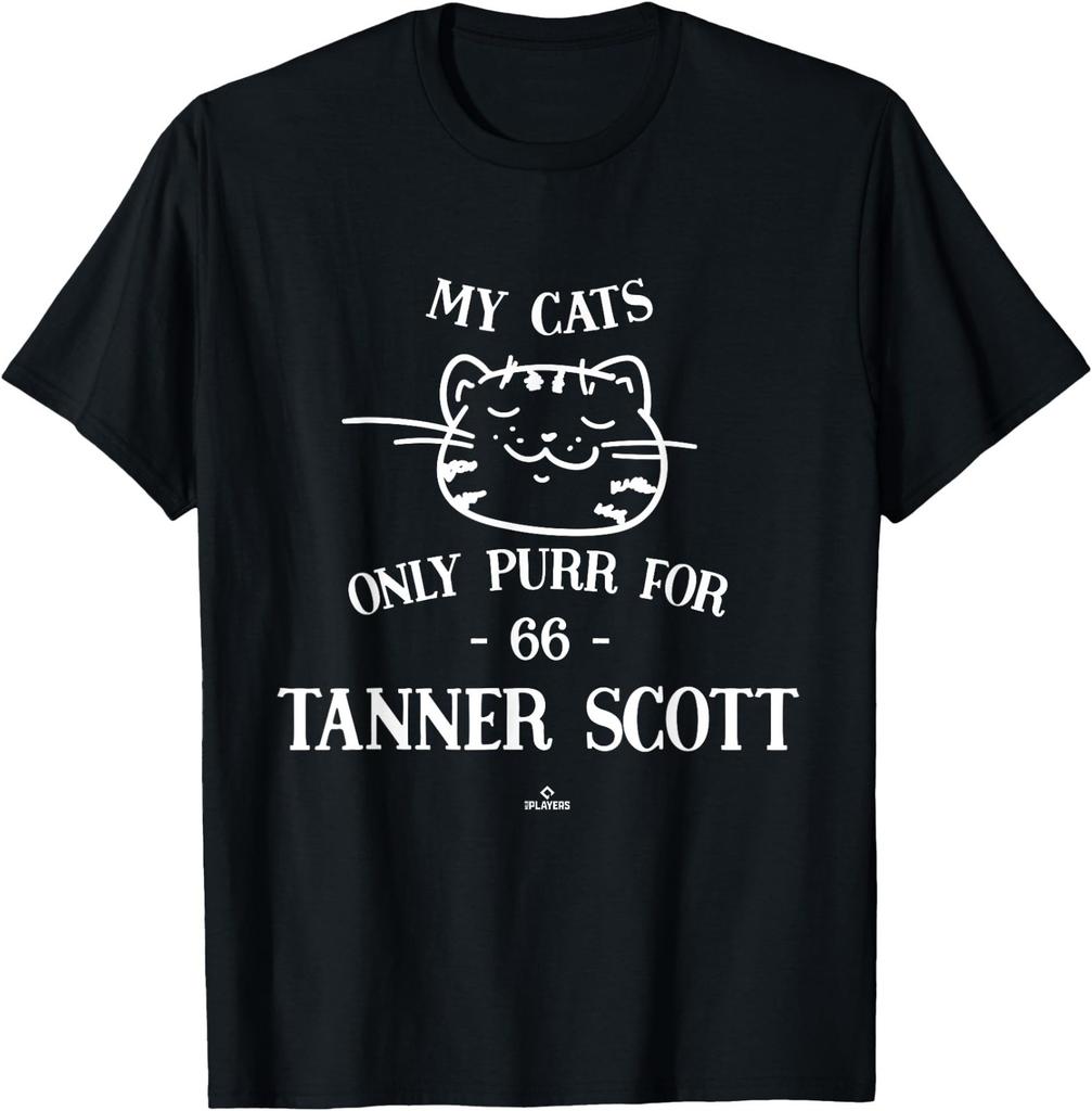 Cat Lovers For Tanner Scott Miami Mlbpa T-Shirt