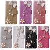 Glitter Wallet Case For Samsung Galaxy S26 Ultra S25 FE S24 S23 Plus S22 A13 A14 A15 A16 A26 A36 A56 A34 A54 A35 A55 A33 A17