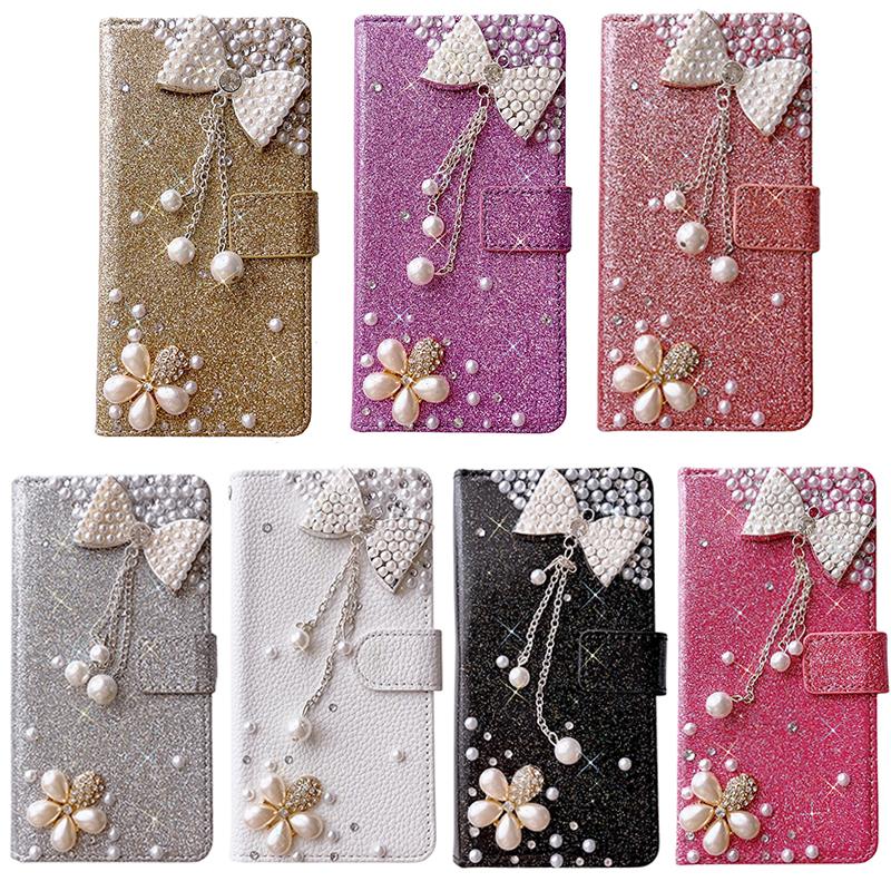Glitter Wallet Case For Samsung Galaxy S26 Ultra S25 FE S24 S23 Plus S22 A13 A14 A15 A16 A26 A36 A56 A34 A54 A35 A55 A33 A17