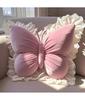 Cute Princess Butterfly Office Pillow Living Room Bow Bedroom Car Sofa Cushion Home New Pillow Room Home Garden Decor