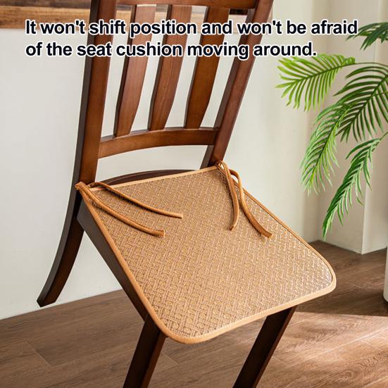 Rattan Seat Cushion, Non-slip Chair Cushion, Cooling Seat Pad, Comfortable Rattan Chair Pad for Home Office Dinning Chair