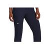 Under Armour Anywhere Solid Comfortable Elastic Waist Knitted Sports Pants Women bottoms Dark-Blue 1379018-410