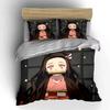 Anime Girl Design Bedding Set Bedding set (1 duvet cover, 2 pillowcases, duvet not included)