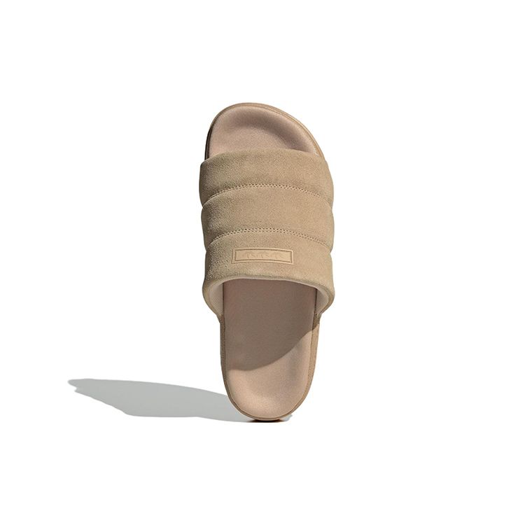 Adidas Originals Adilette Essential Comfortable Rubber Sole Non-Slip Slide Sandals Women Footwear Brown IE9650