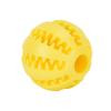 1 Stück Hundeleckerli-Spender Spielzeug Set Gummiball Rugbyform Kauspielzeug Interaktives Zahnreinigungs-Puzzle für mittlere große Hunde 1