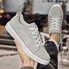 Fashion 2025 New Man Breathable Sneakers Leather Men's Comfortable Flats Luxury Brand Men Casual Walking Shoes Male Outdoor Skate Shoes