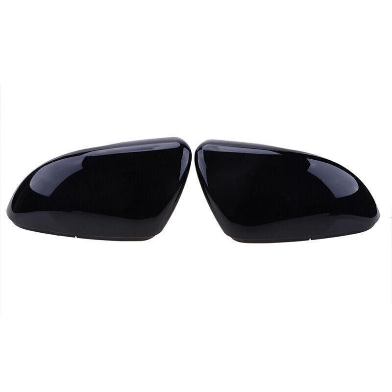 1Pair Black Door Mirror Cover Cap Mirror Casing Fits For VW GTI Golf MK6 Toura