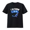 Funny I Am Snow Cool Snowboard T Shirt New Vintage Washed Soft Stylish Fashion Streetwear Stretched Homme Unisex Comfortable