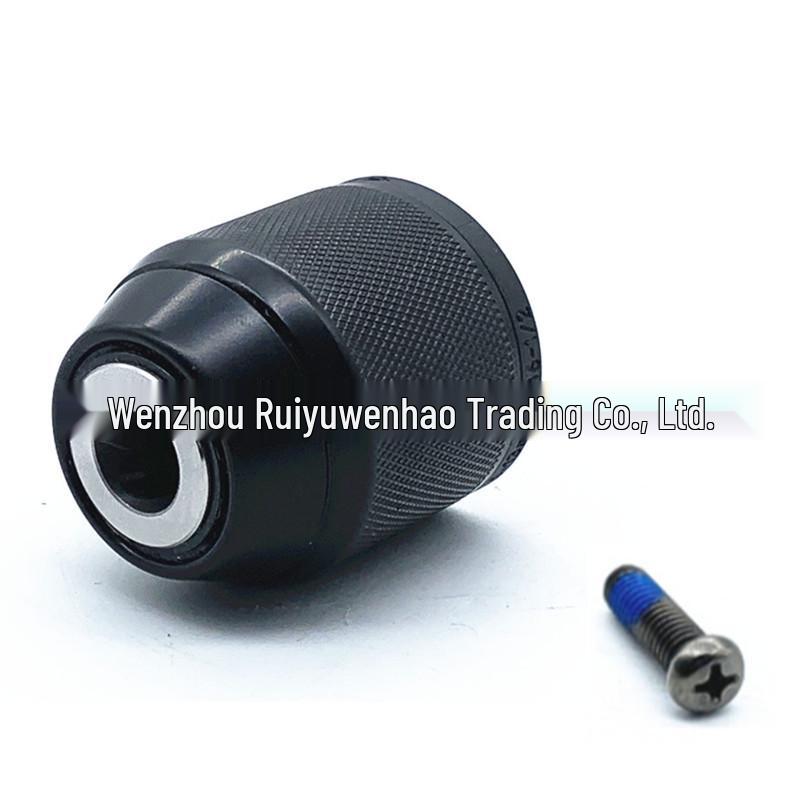 Electric Drill Accessory Set: 766027-7 Drill Chuck, 763268-6, 265D43-5 Screw for DDF446 Model.
