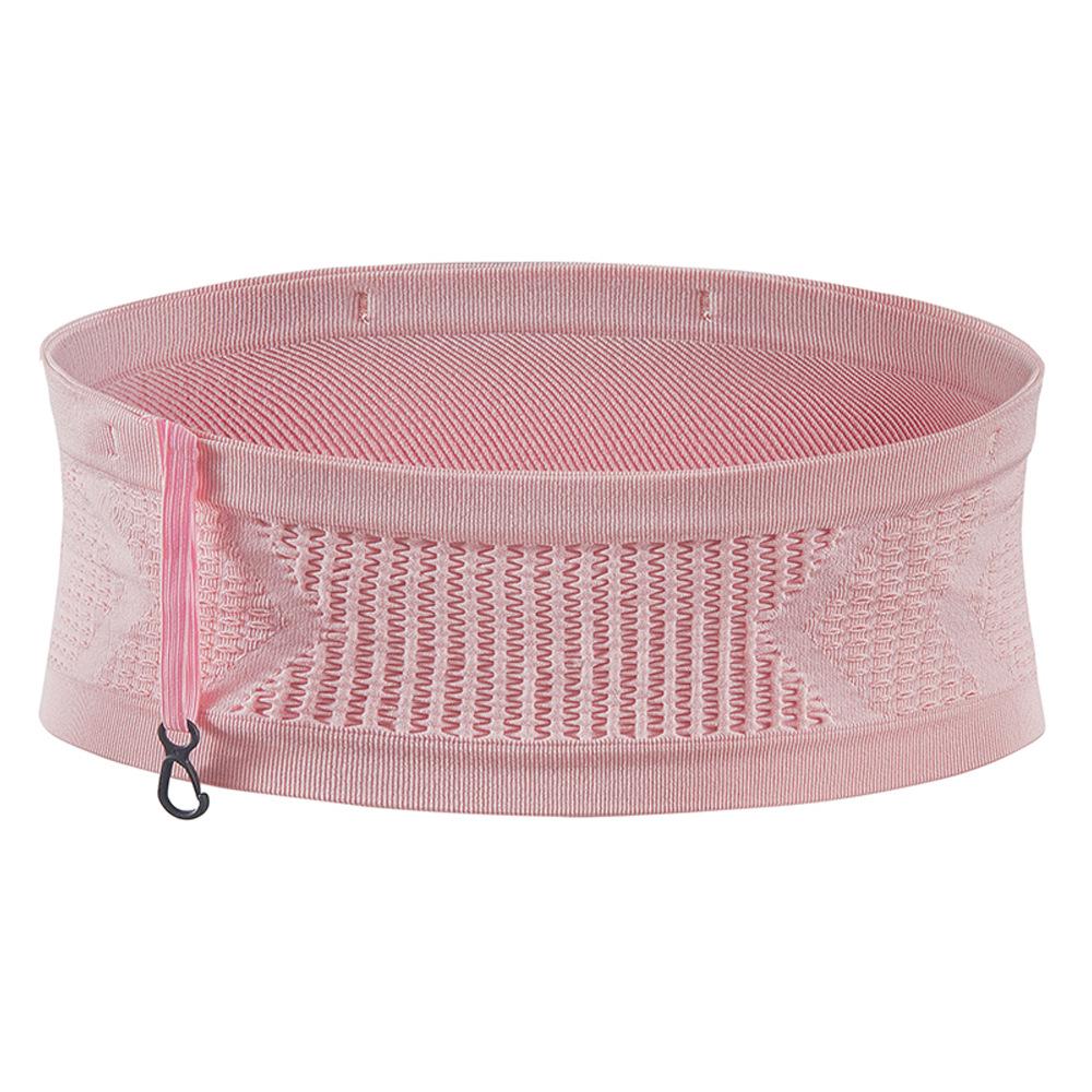 

Унисекс Дышащий Пояс для Тренировки Талии и Пояс для Хранения для Занятий Спортом на Открытом Воздухе и Йоги Large розовый