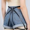 Leder-Bein-Harness, Rave-Oberschenkel-Strumpfband, modisches Körperaccessoire für Damen