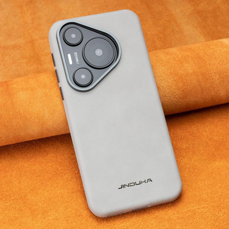 Vhodné pro pouzdro na telefon Huawei Pura70pro, Mate60pro Magnetický plný obal Nárazuvzdorné Business Luxusní kožené pouzdro