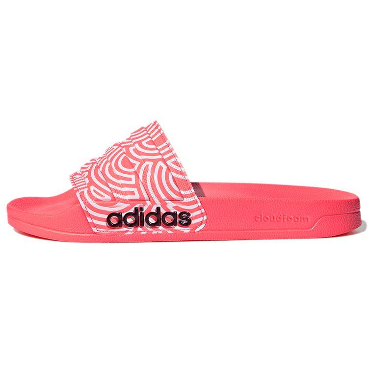 Adidas Adilette Shower Comfortable Durable Rubber Sole Slide Sandals Women Sandals Pink White FX1199