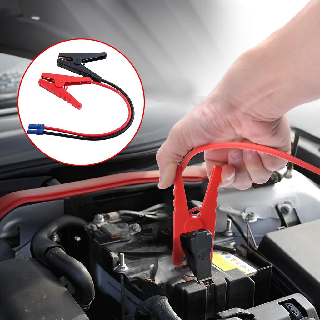 Goture Battery Clip Power Cable Clamp Battery Jump Starter Cable
