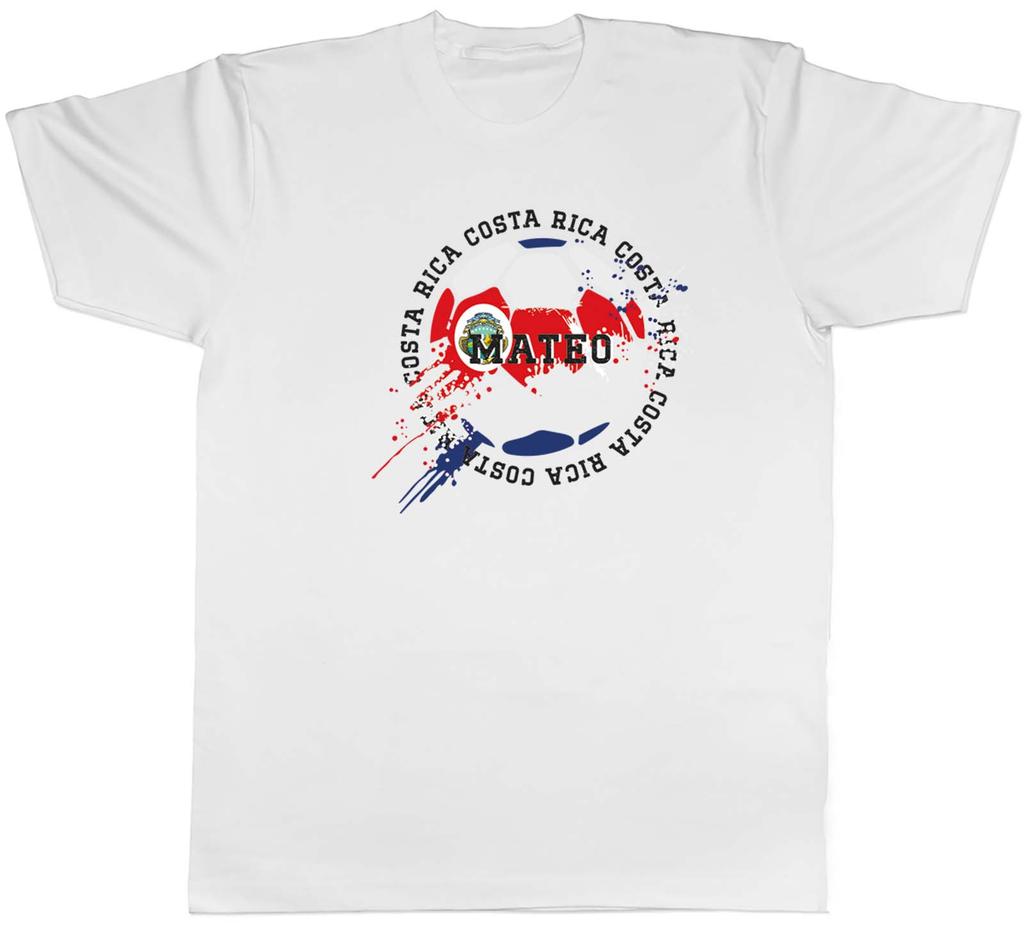 Personalised Costa Rica Football Sports Unisexs Unisex TShirt Tee Gift