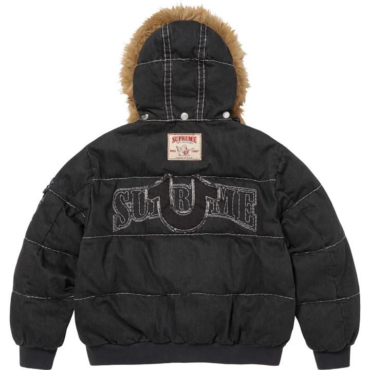 Supreme True Religion Puffer Jacket Black