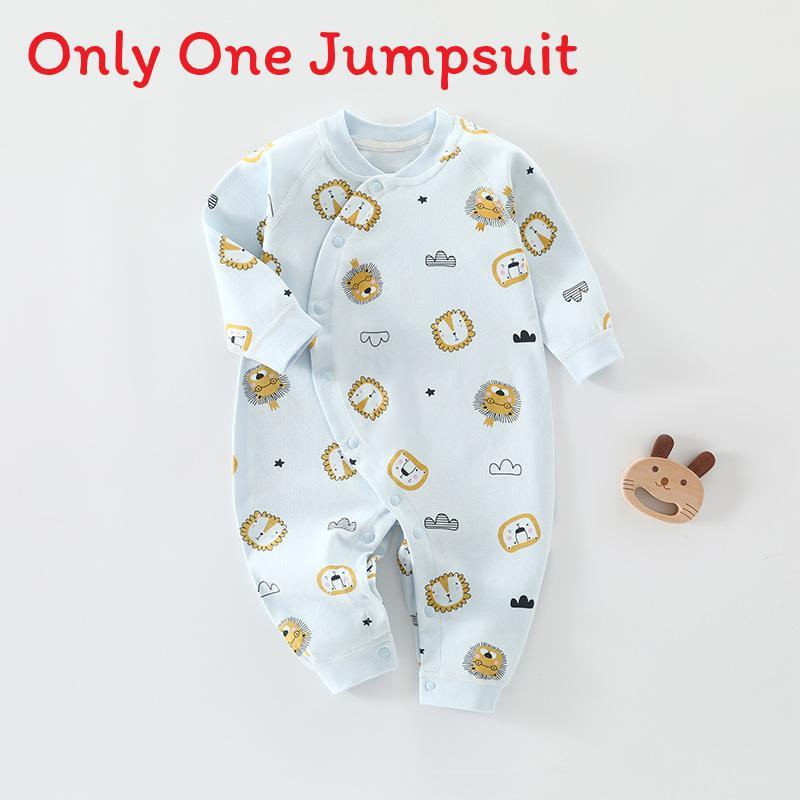 Newborn Cotton Baby Romper With Antibacterial Fabric Long Sleeve For Spring Autumn Infa