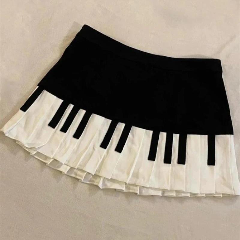 Japanese Y2k Cute Ruffled Plaid Skirt Punk Rock Subculture Cake Skirts Japanese Preppy Style Casual New 2025 Women Skirts