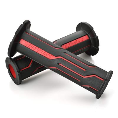 Daytona Grippy Grip Motorcycle Grip for Handlebar Diameter 120mm 2 Layer Structure End Penetration Red 99269 22.2 GG-D-LINE