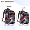 Fashion Neon Genesis Evangelion EVA Backpack  Mochilas Casual Hiking Large Capacity Rucksack