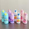 350ml/500ml Cartoon Stainless Steel Vacuum Flask With Straw Portable Cute Kids Thermos Mug Travel Thermal Water Bottle Tumbler